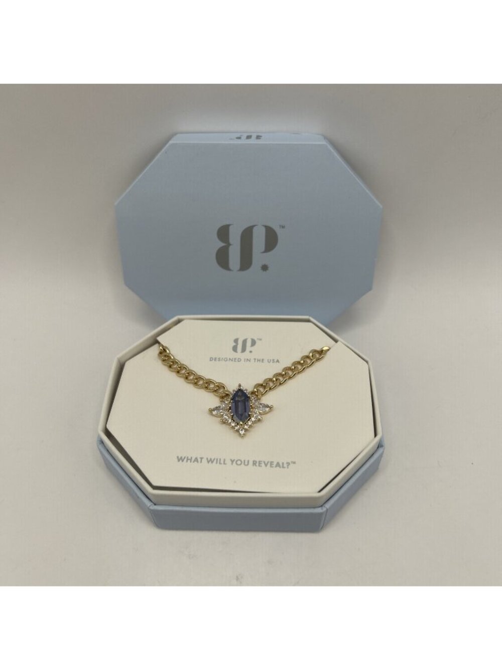 Bomb Party December Necklace - RBP8504 - She's Edgy And Timeless - Rose Gold